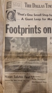 Actual picture transmitted to Earth and printed.